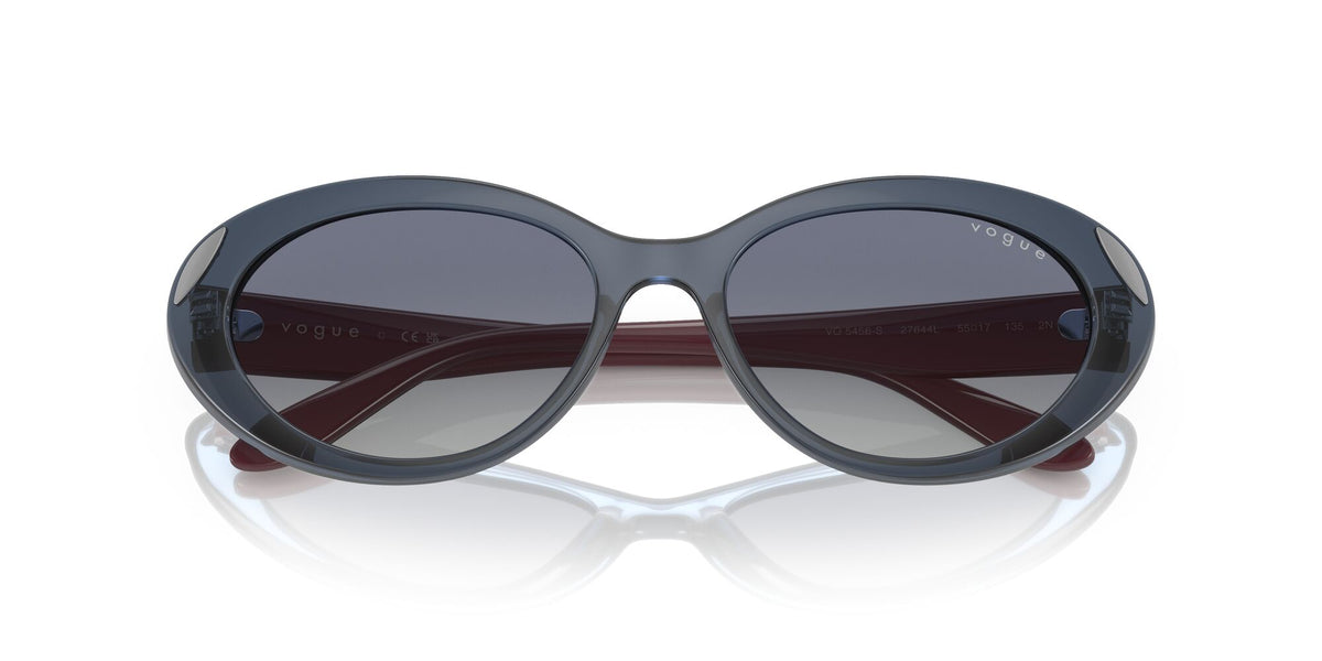 Vogue 0VO5456S 27644L 55 Transparent Dark Blue/ Gradient Blue 55 / Plastic / Plastic