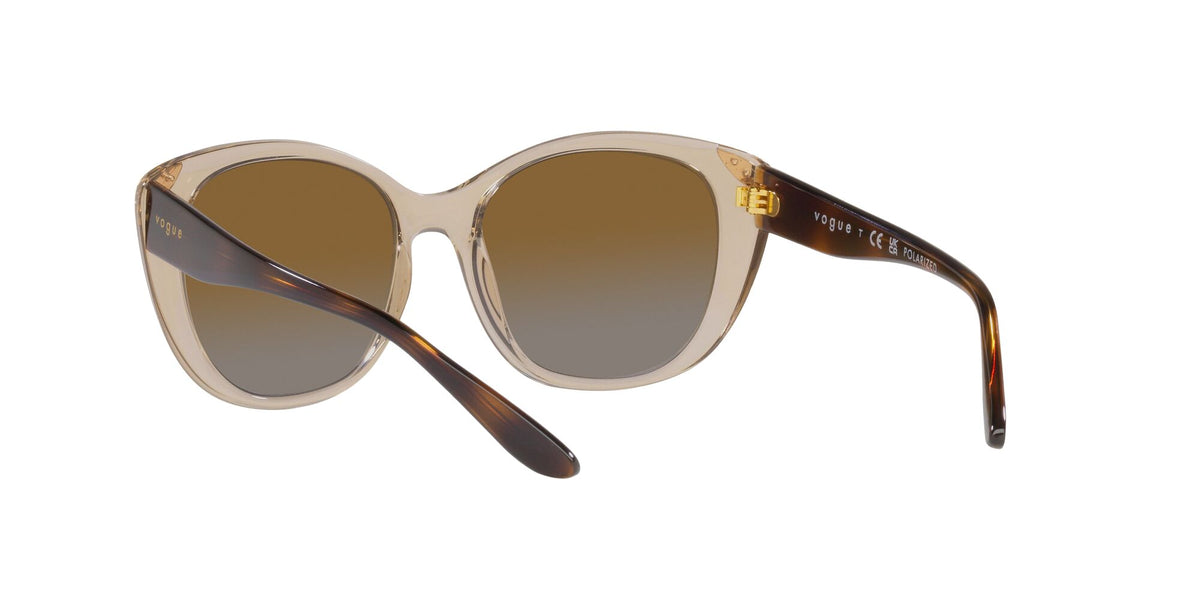 Vogue 0VO5457S 2990T5 53 Transparent Caramel/ Polarised Brown Gradient 53 / Plastic / Plastic
