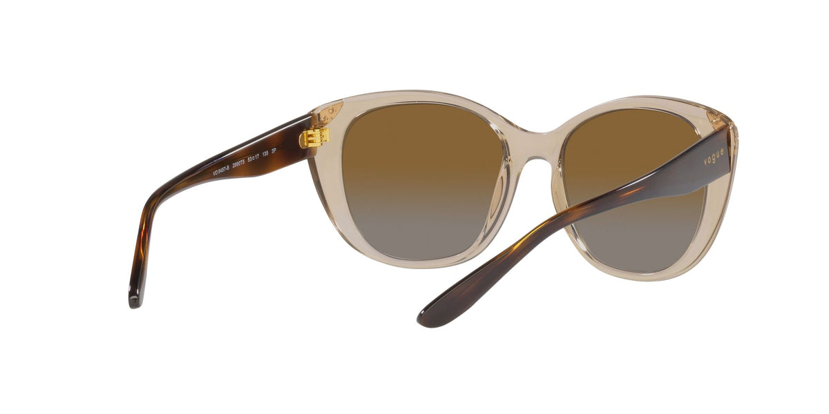Vogue 0VO5457S 2990T5 53 Transparent Caramel/ Polarised Brown Gradient 53 / Plastic / Plastic