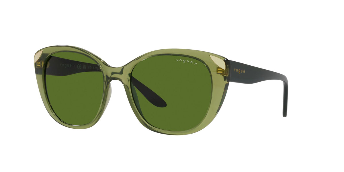 Vogue 0VO5457S 30332P 53 Transparent Green/ Polarised Dark Green 53 / Plastic / Plastic