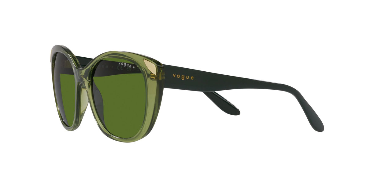 Vogue 0VO5457S 30332P 53 Transparent Green/ Polarised Dark Green 53 / Plastic / Plastic