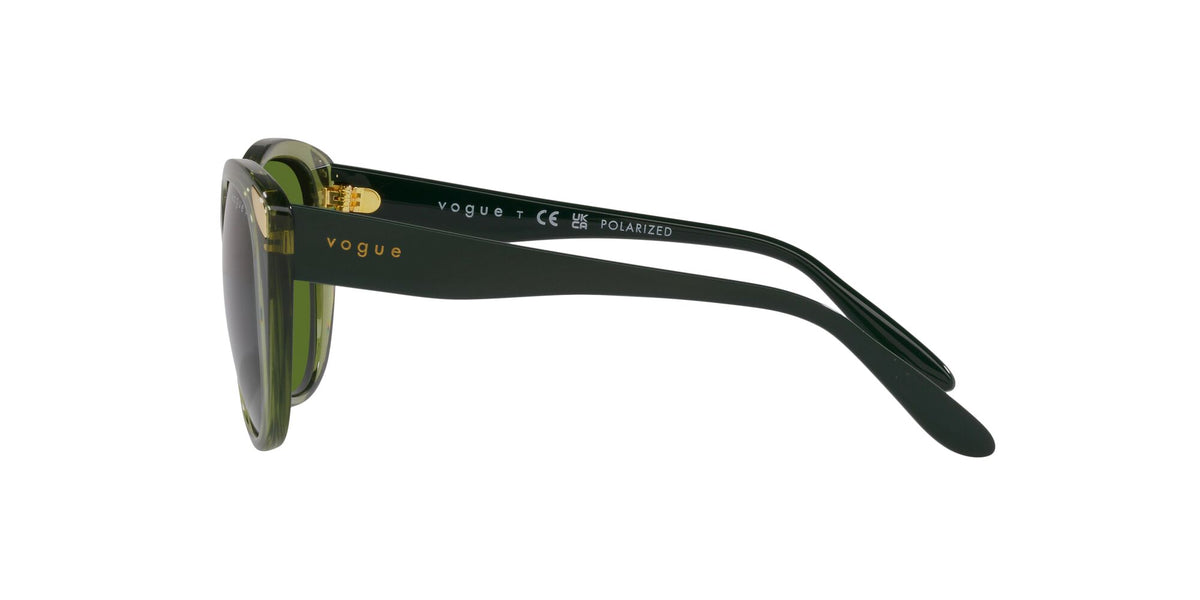 Vogue 0VO5457S 30332P 53 Transparent Green/ Polarised Dark Green 53 / Plastic / Plastic