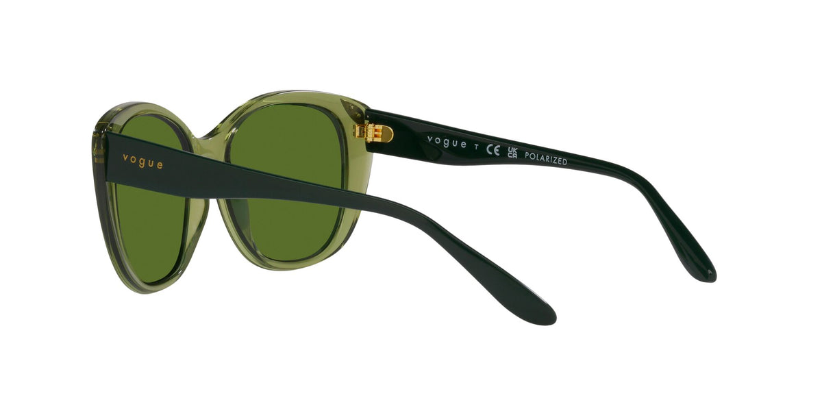 Vogue 0VO5457S 30332P 53 Transparent Green/ Polarised Dark Green 53 / Plastic / Plastic