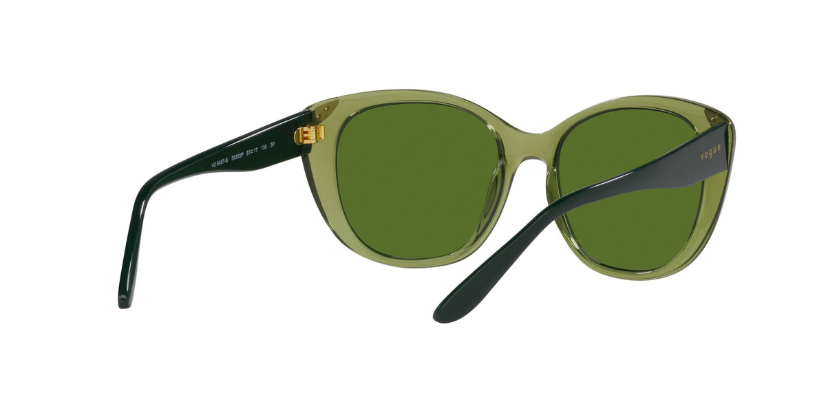 Vogue 0VO5457S 30332P 53 Transparent Green/ Polarised Dark Green 53 / Plastic / Plastic