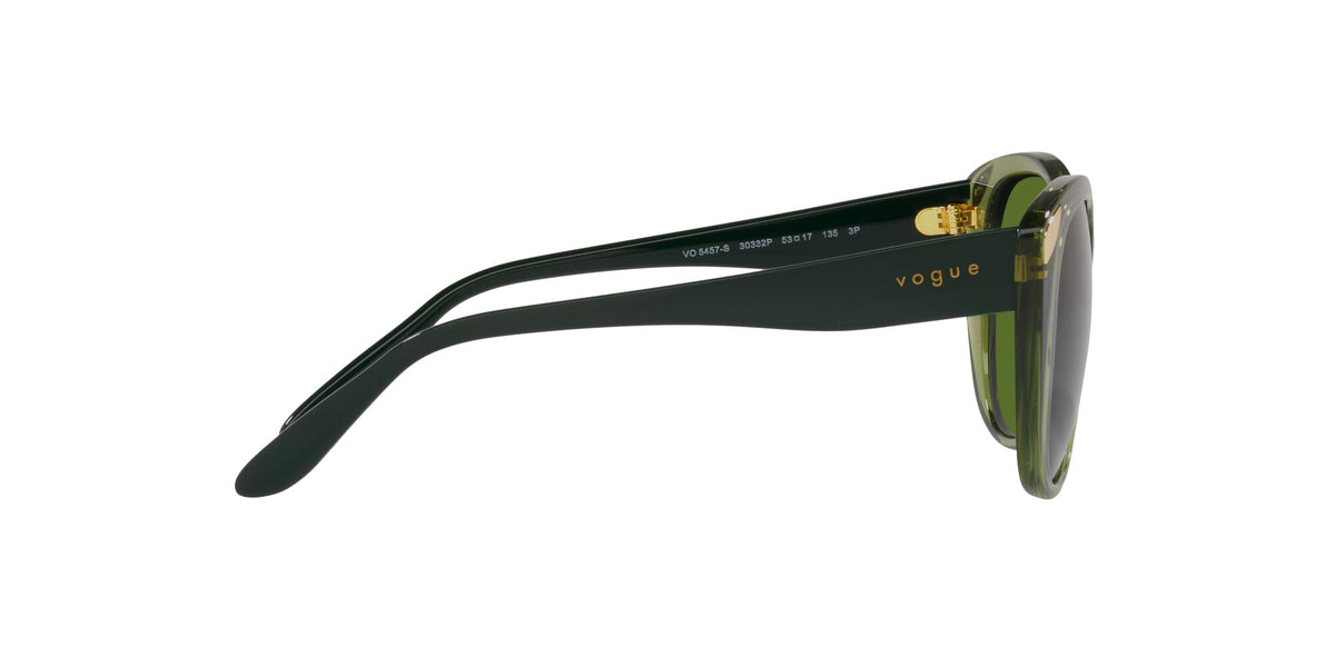 Vogue 0VO5457S 30332P 53 Transparent Green/ Polarised Dark Green 53 / Plastic / Plastic