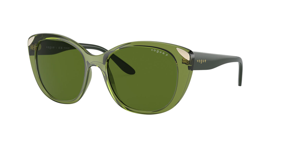Vogue 0VO5457S 30332P 53 Transparent Green/ Polarised Dark Green 53 / Plastic / Plastic