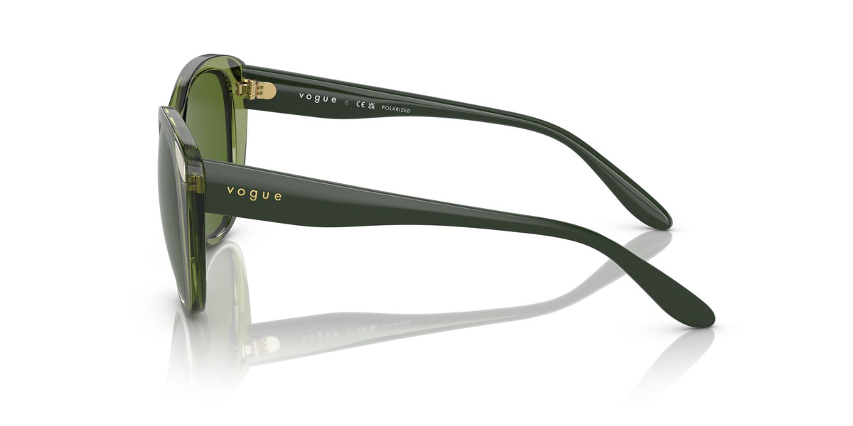 Vogue 0VO5457S 30332P 53 Transparent Green/ Polarised Dark Green 53 / Plastic / Plastic