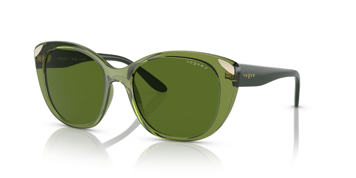 Vogue 0VO5457S 30332P 53 Transparent Green/ Polarised Dark Green 53 / Plastic / Plastic