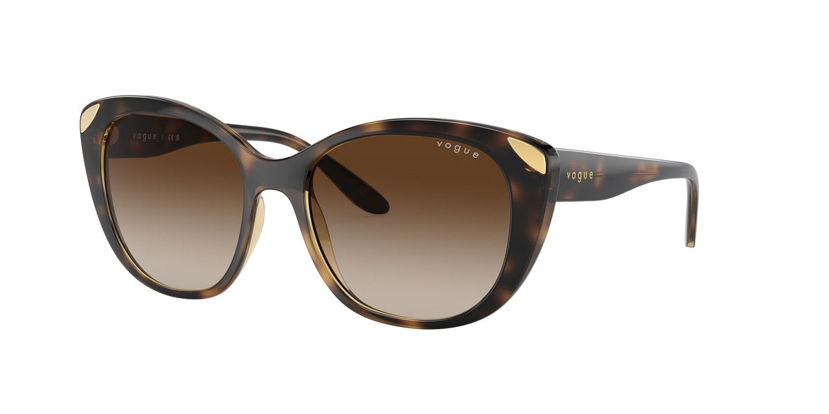 Vogue 0VO5457S W65613 53 Dark Havana/ Gradient Brown 53 / Plastic / Plastic