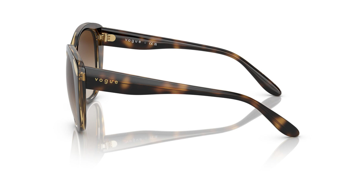 Vogue 0VO5457S W65613 53 Dark Havana/ Gradient Brown 53 / Plastic / Plastic