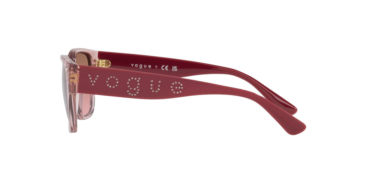 Vogue 0VO5459SB 282814 53 Transparent Light Pink/ Pink Gradient Brown 53 / Plastic / Plastic