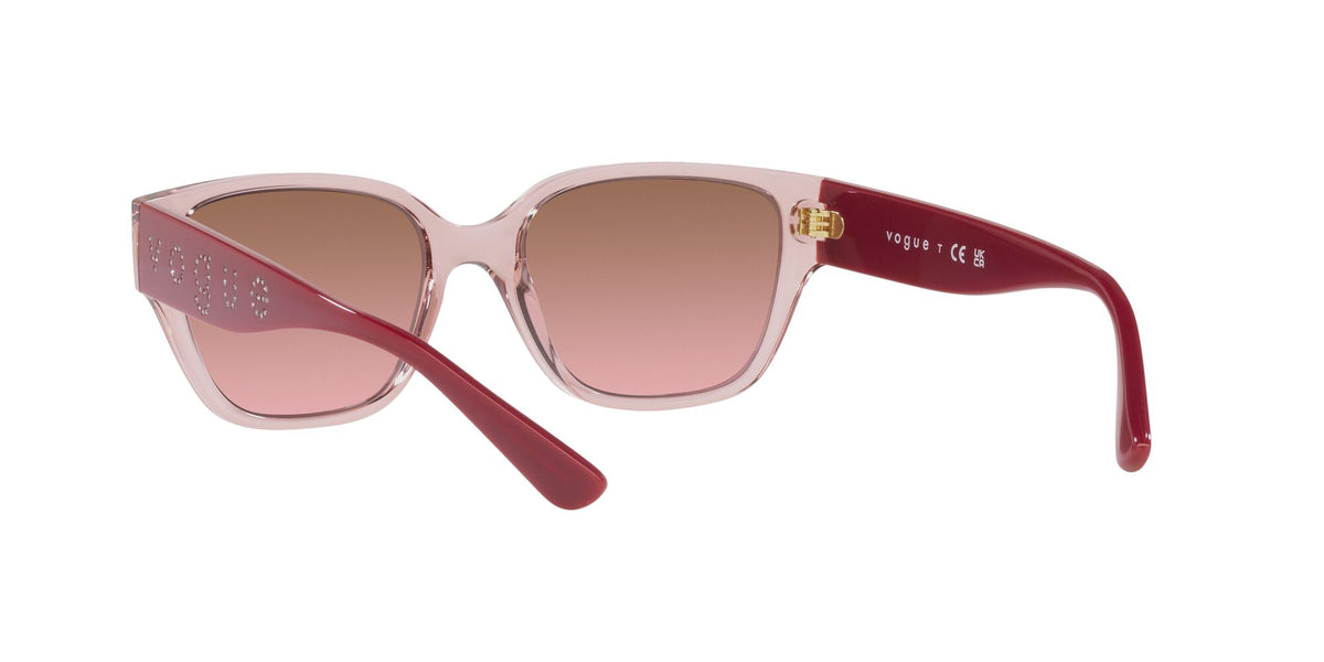 Vogue 0VO5459SB 282814 53 Transparent Light Pink/ Pink Gradient Brown 53 / Plastic / Plastic