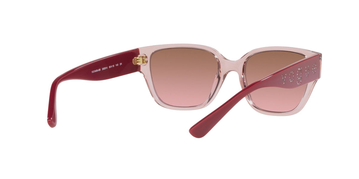 Vogue 0VO5459SB 282814 53 Transparent Light Pink/ Pink Gradient Brown 53 / Plastic / Plastic