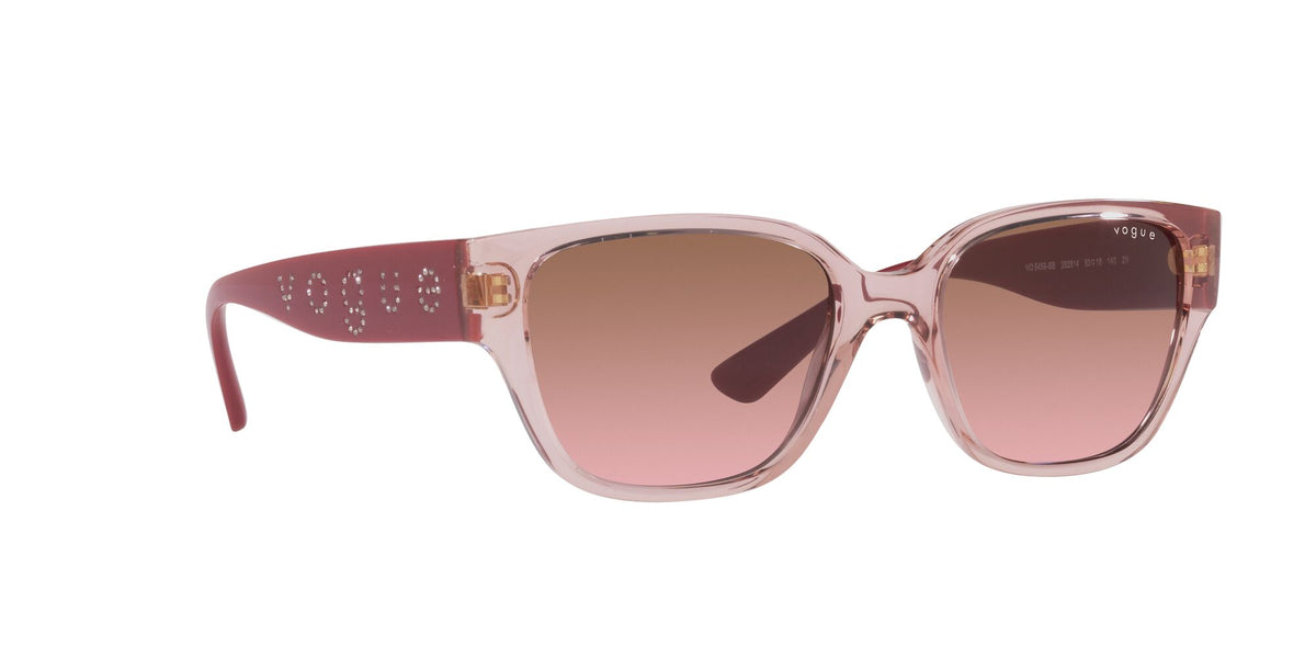 Vogue 0VO5459SB 282814 53 Transparent Light Pink/ Pink Gradient Brown 53 / Plastic / Plastic