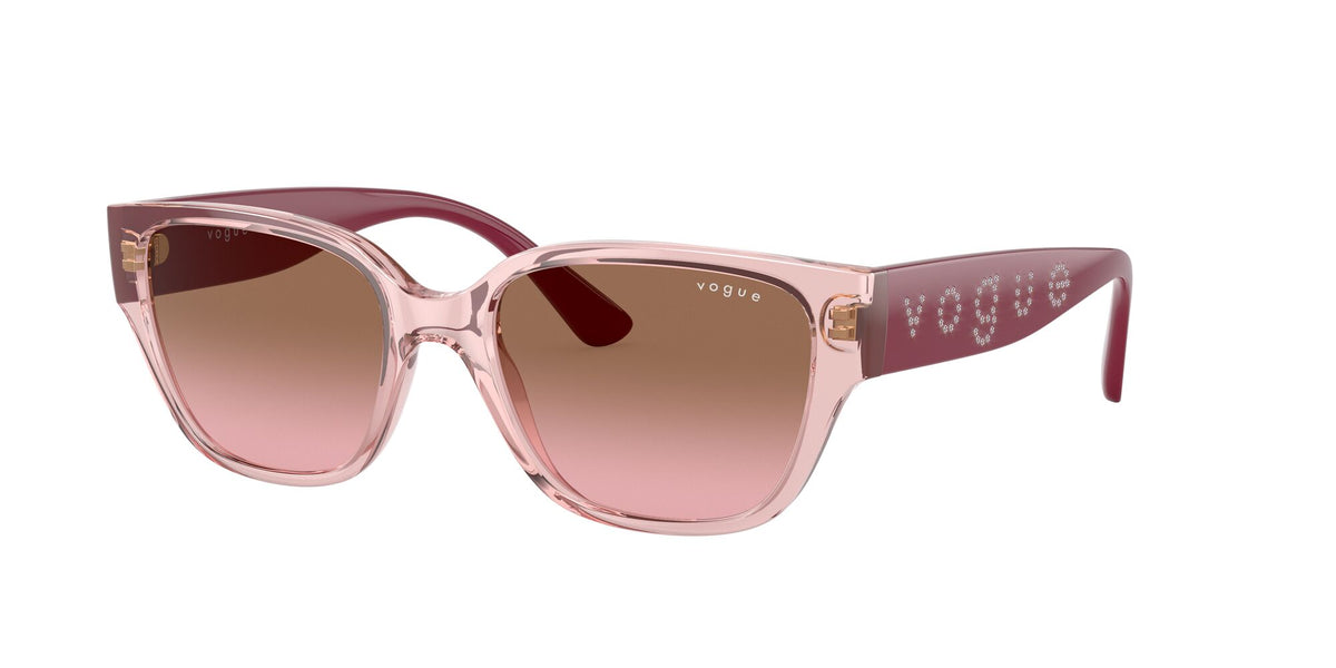 Vogue 0VO5459SB 282814 53 Transparent Light Pink/ Pink Gradient Brown 53 / Plastic / Plastic