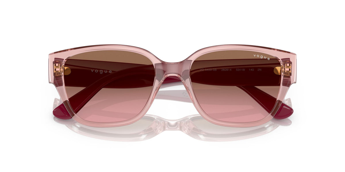 Vogue 0VO5459SB 282814 53 Transparent Light Pink/ Pink Gradient Brown 53 / Plastic / Plastic