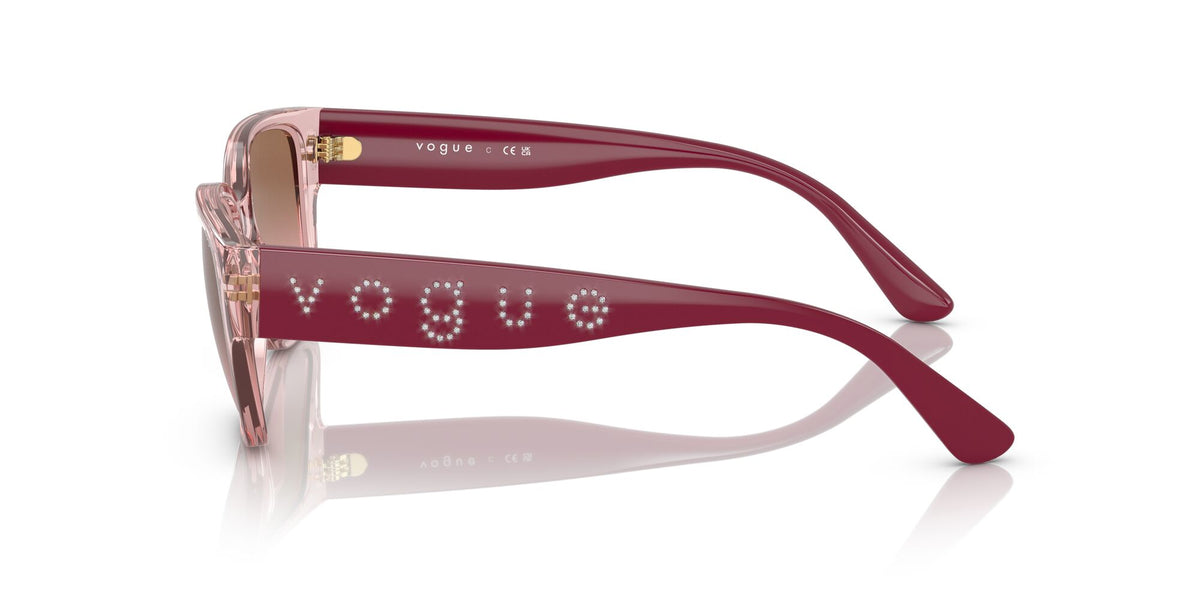 Vogue 0VO5459SB 282814 53 Transparent Light Pink/ Pink Gradient Brown 53 / Plastic / Plastic