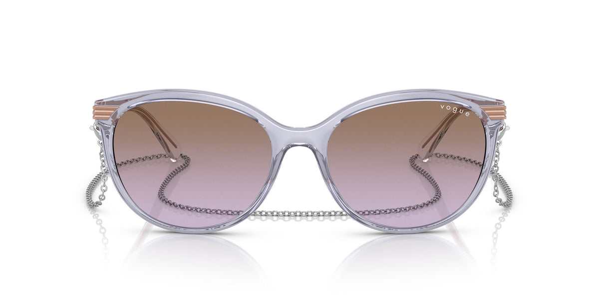Vogue 0VO5460S 292568 56 Transparent Purple/ Violet Gradient Brown 56 / Plastic / Metal