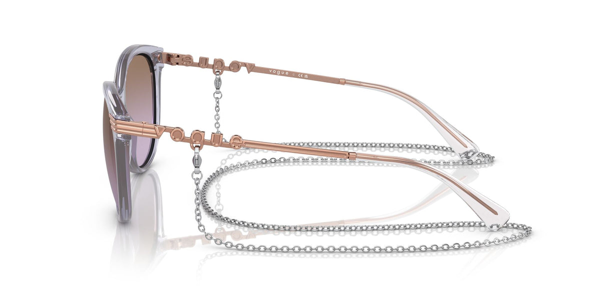 Vogue 0VO5460S 292568 56 Transparent Purple/ Violet Gradient Brown 56 / Plastic / Metal