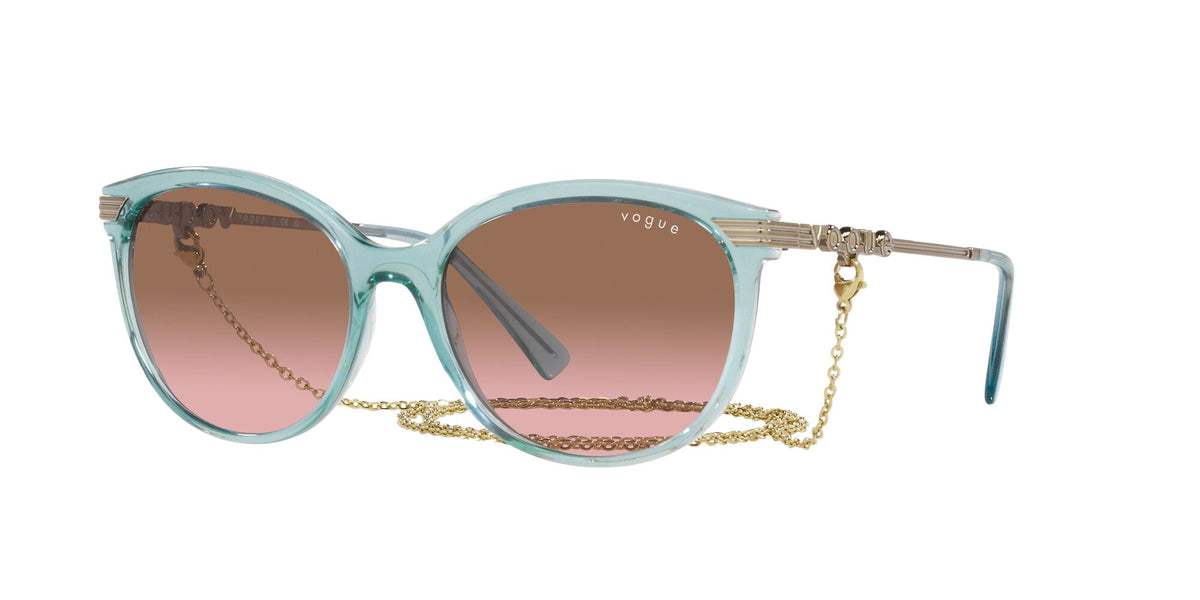 Vogue 0VO5460S 303214 56 Transparent Green Water/ Pink Gradient Brown 56 / Plastic / Metal