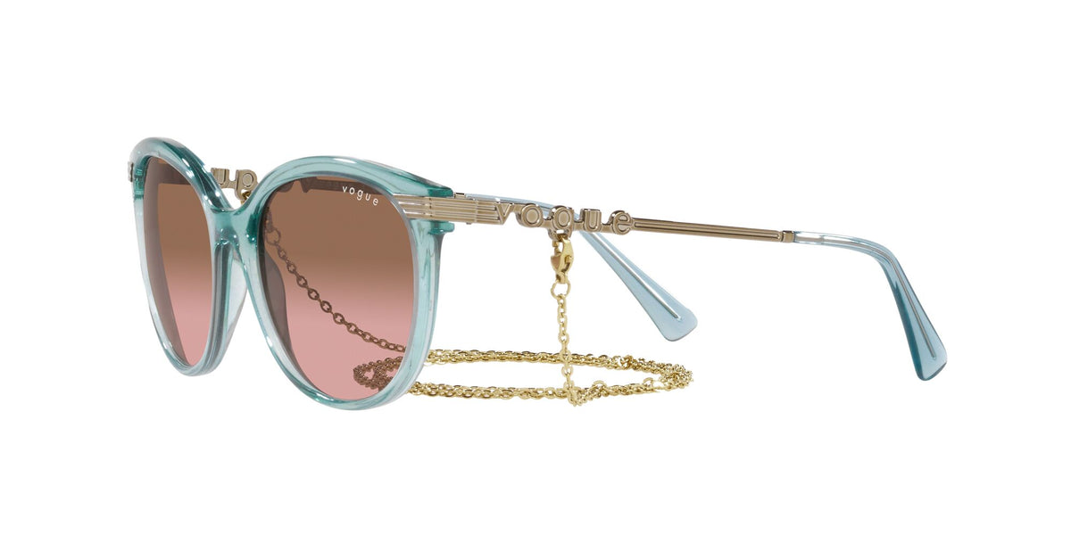 Vogue 0VO5460S 303214 56 Transparent Green Water/ Pink Gradient Brown 56 / Plastic / Metal