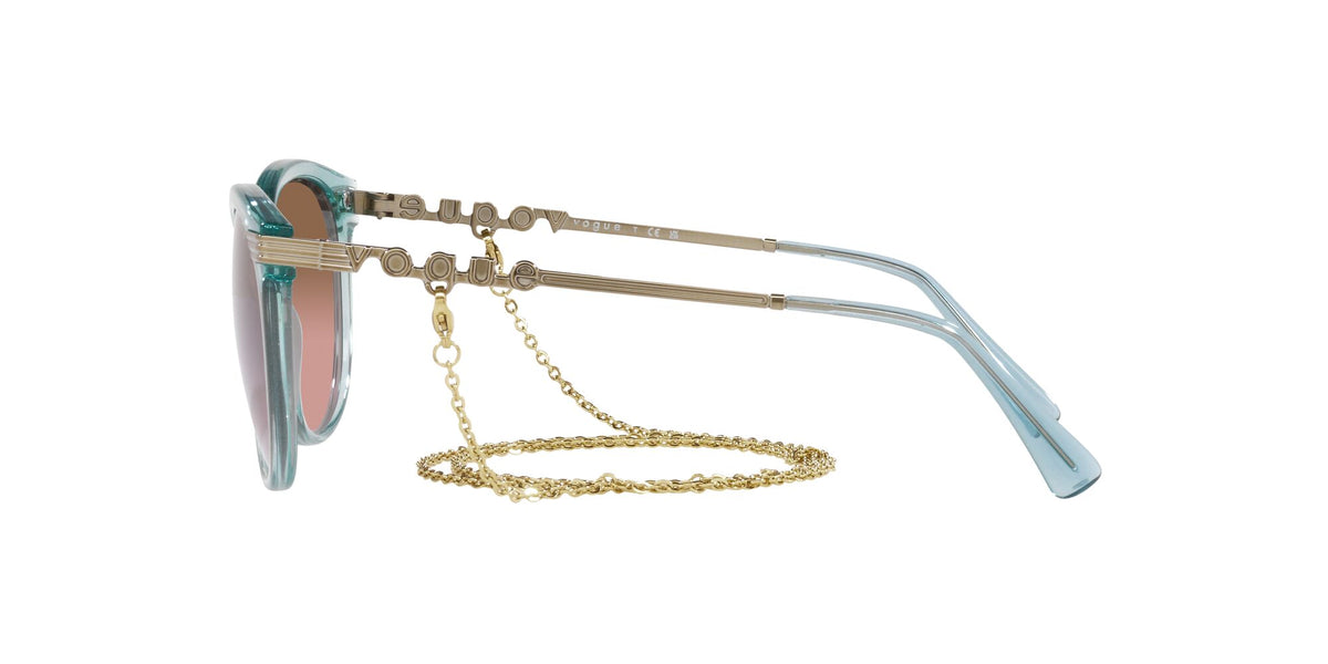 Vogue 0VO5460S 303214 56 Transparent Green Water/ Pink Gradient Brown 56 / Plastic / Metal