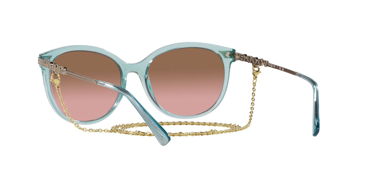 Vogue 0VO5460S 303214 56 Transparent Green Water/ Pink Gradient Brown 56 / Plastic / Metal