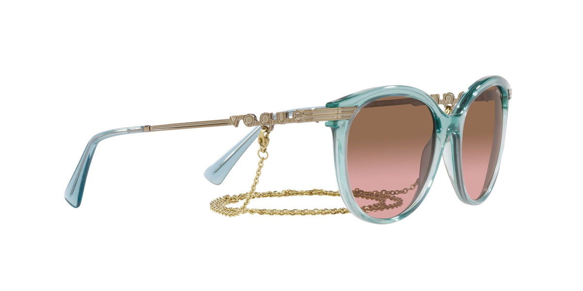 Vogue 0VO5460S 303214 56 Transparent Green Water/ Pink Gradient Brown 56 / Plastic / Metal