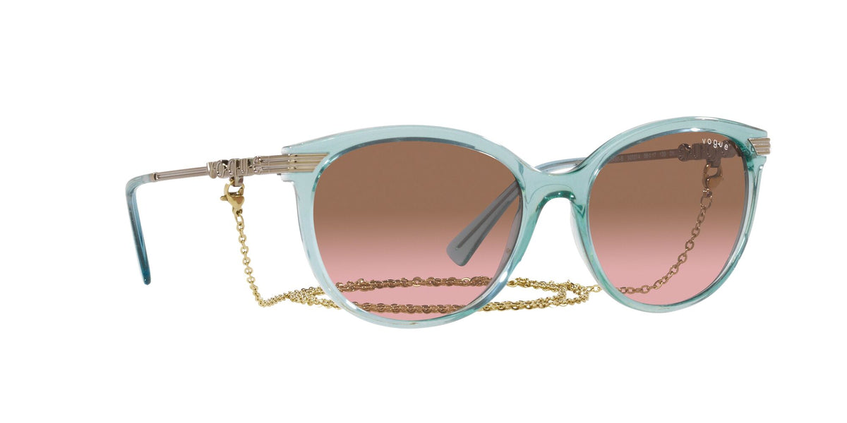 Vogue 0VO5460S 303214 56 Transparent Green Water/ Pink Gradient Brown 56 / Plastic / Metal