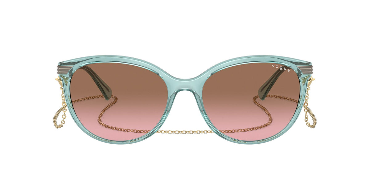 Vogue 0VO5460S 303214 56 Transparent Green Water/ Pink Gradient Brown 56 / Plastic / Metal