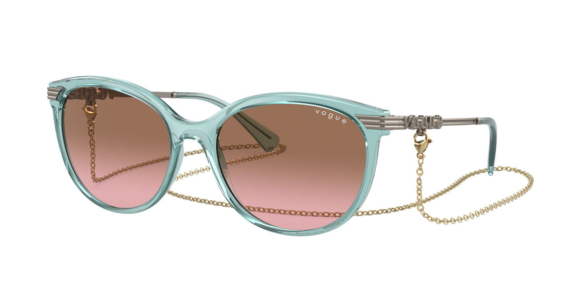 Vogue 0VO5460S 303214 56 Transparent Green Water/ Pink Gradient Brown 56 / Plastic / Metal