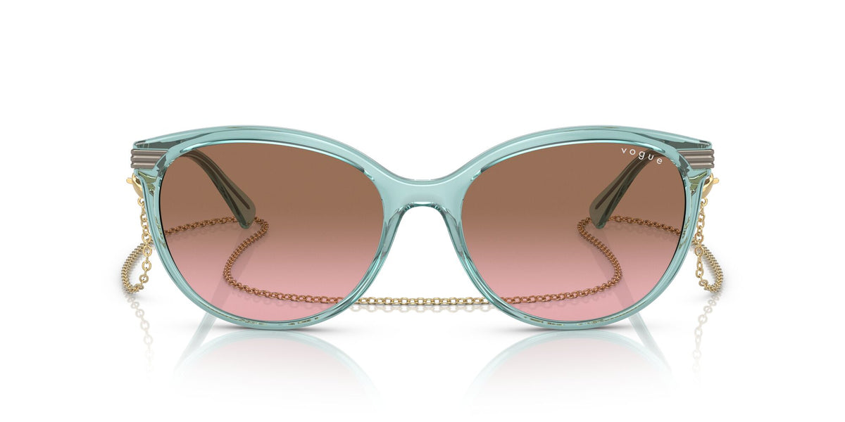 Vogue 0VO5460S 303214 56 Transparent Green Water/ Pink Gradient Brown 56 / Plastic / Metal