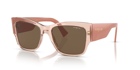 Vogue 0VO5462S 295473 54 Transparent Peach/ Dark Brown 54 / Plastic / Plastic