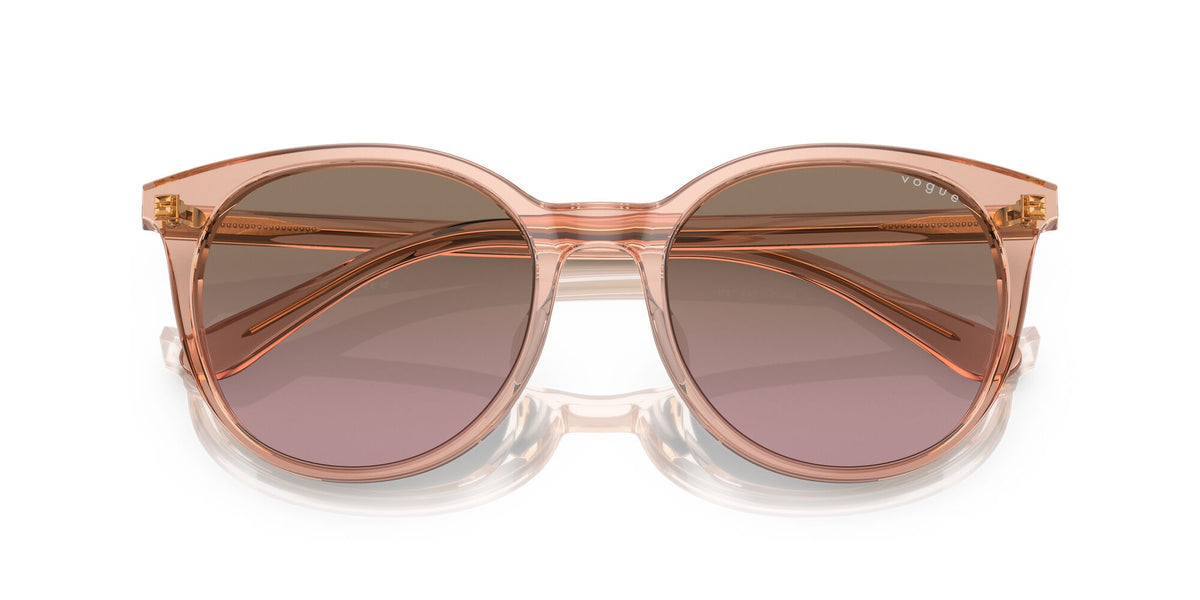 Vogue 0VO5468SD 295414 56 Transparent Peach/ Violet Gradient Brown
