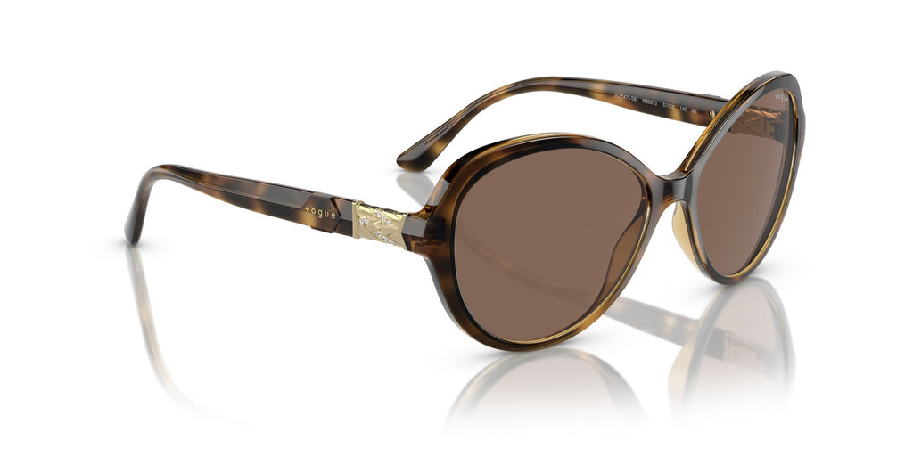 Vogue 0VO5475SB W65673 57 Dark Havana/ Dark Brown