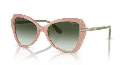 Vogue 0VO5479S 30538E 53 Transparent Rose/ Green Gradient 53 / Polycarbonate / Injected / Metal