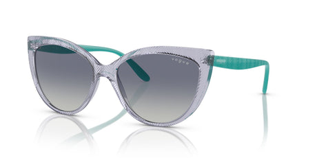 Vogue 0VO5484S 29254L 57 Transparent Light Violet/ Grey Gradient Blue 57 / Polycarbonate / Injected / Molded