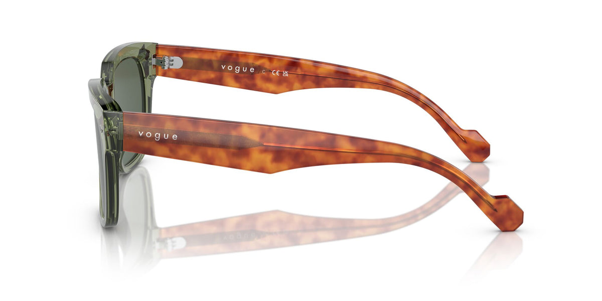 Vogue 0VO5490S 282171 54 Transparent Green/ Dark Green 54 / Polyamide / Acetate / Acetate