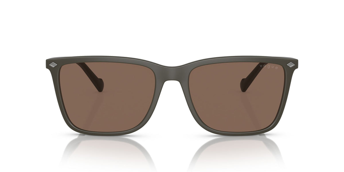 Vogue 0VO5493S 305773 58 Semi Matte Full Military Green/ Dark Brown 58 / Polycarbonate / Injected / Metal