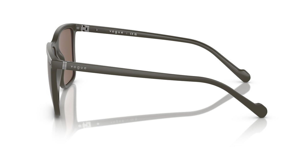 Vogue 0VO5493S 305773 56 Semi Matte Full Military Green/ Dark Brown 56 / Polycarbonate / Injected / Metal