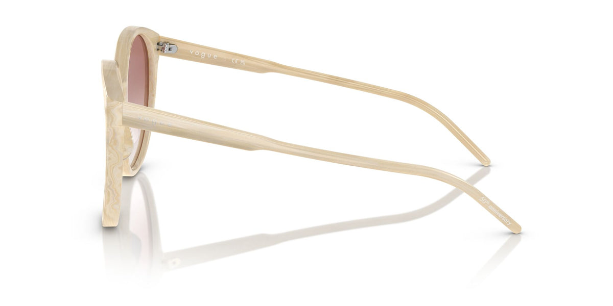 Vogue 0VO5509S 30708D 56 Beige Horn/ Clear Gradient Pink 56 / Polyamide / Acetate / Acetate