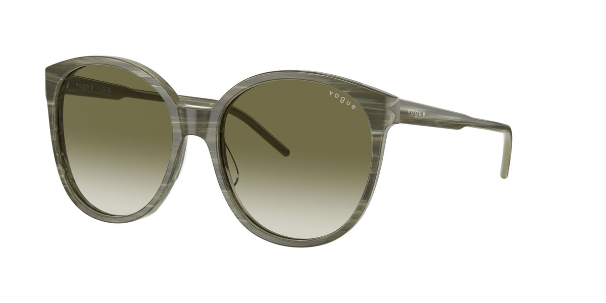 Vogue 0VO5509S 30728E 56 Green Horn/ Clear Gradient Green 56 / Polyamide / Acetate / Acetate