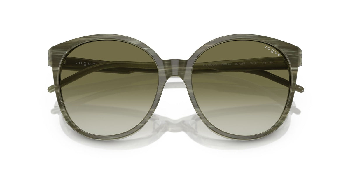Vogue 0VO5509S 30728E 56 Green Horn/ Clear Gradient Green 56 / Polyamide / Acetate / Acetate
