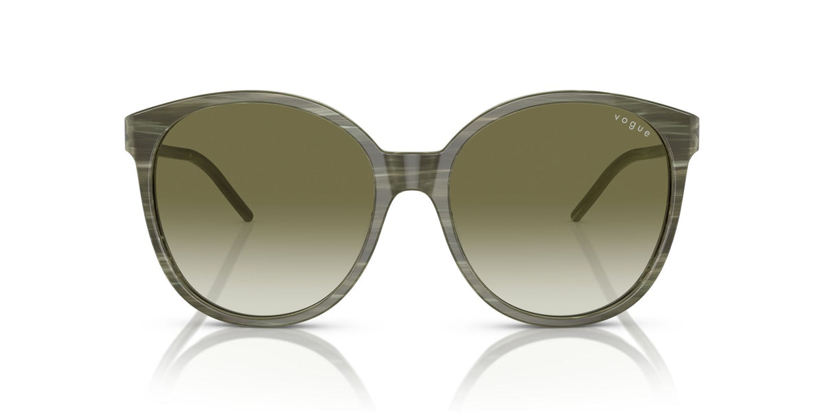 Vogue 0VO5509S 30728E 60 Green Horn/ Clear Gradient Green 60 / Polyamide / Acetate / Acetate