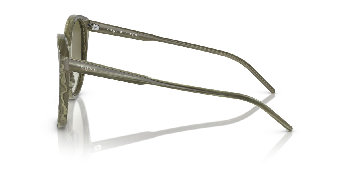 Vogue 0VO5509S 30728E 56 Green Horn/ Clear Gradient Green 56 / Polyamide / Acetate / Acetate