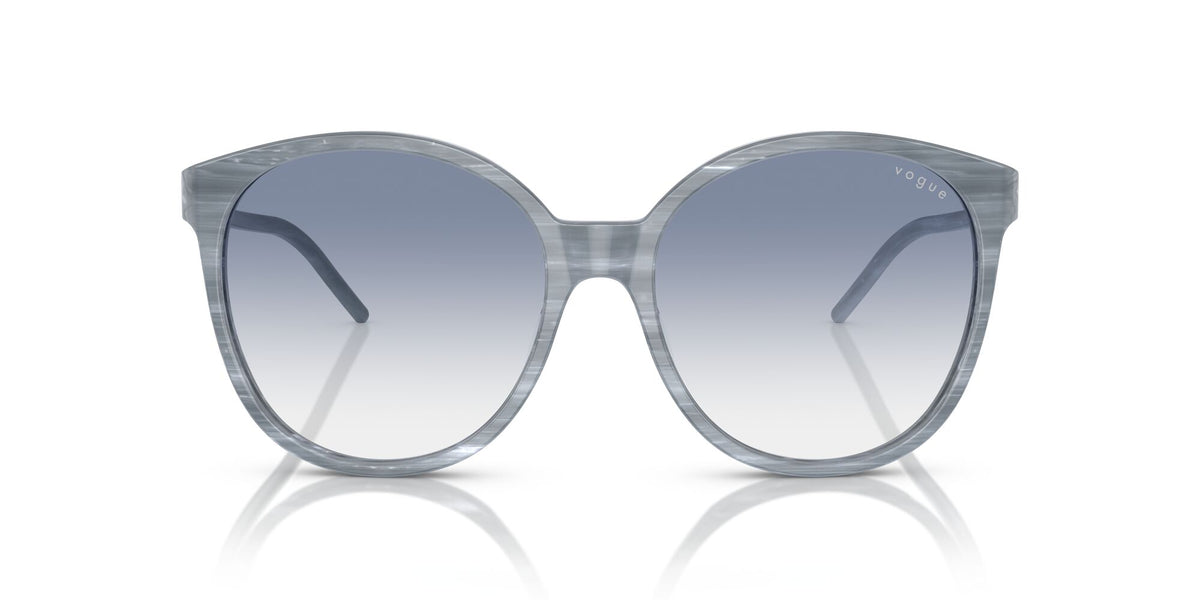 Vogue 0VO5509S 307319 56 Azure Horn/ Clear Gradient Blue 56 / Polyamide / Acetate / Acetate