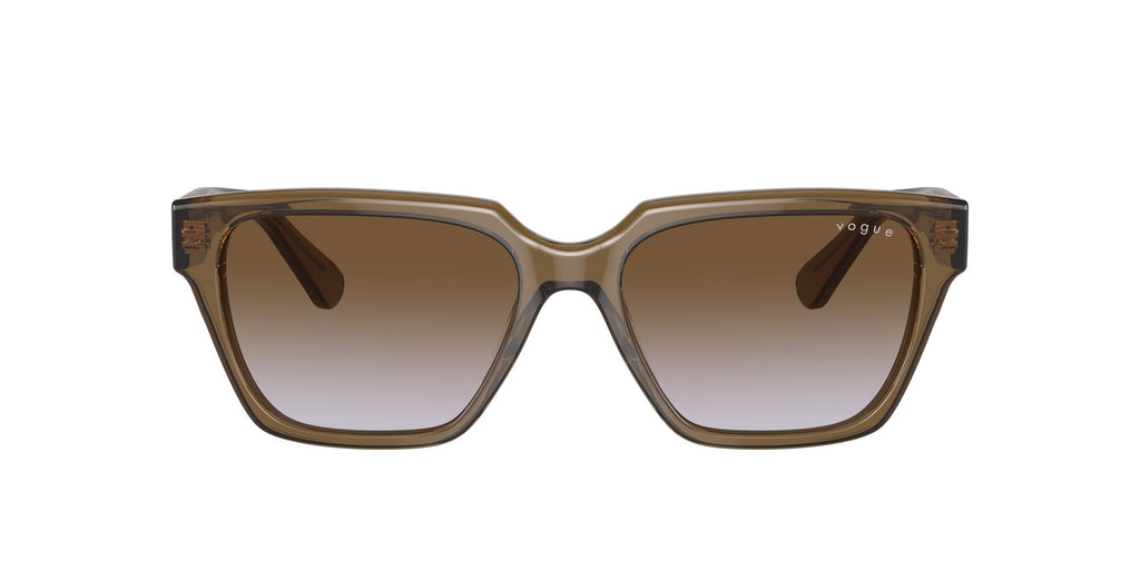 Vogue 0VO5512S 304768 53 Transparent Dark Khaki/ Violet Gradient Brown 53 / Polyamide / Acetate / Acetate