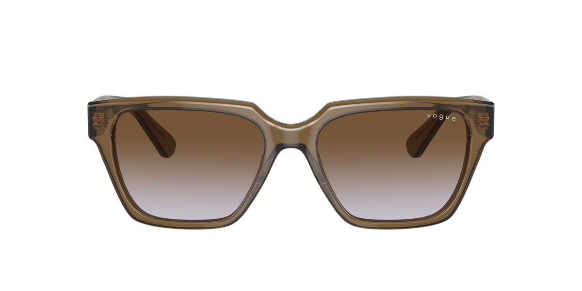 VO 5512S Vogue  Transparent Dark Khaki / Violet Gradient Brown 55 55 / Polyamide / Acetate / Acetate