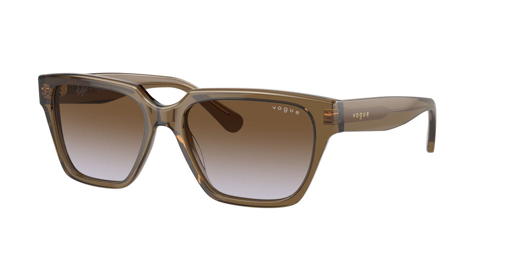 Vogue 0VO5512S 304768 53 Transparent Dark Khaki/ Violet Gradient Brown 53 / Polyamide / Acetate / Acetate