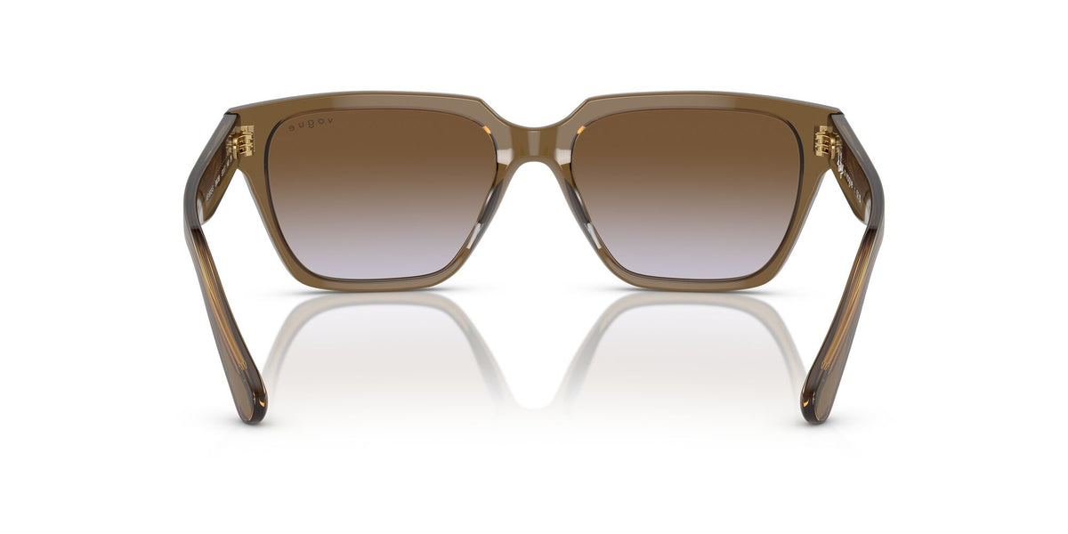 VO 5512S Vogue  Transparent Dark Khaki / Violet Gradient Brown 55 55 / Polyamide / Acetate / Acetate